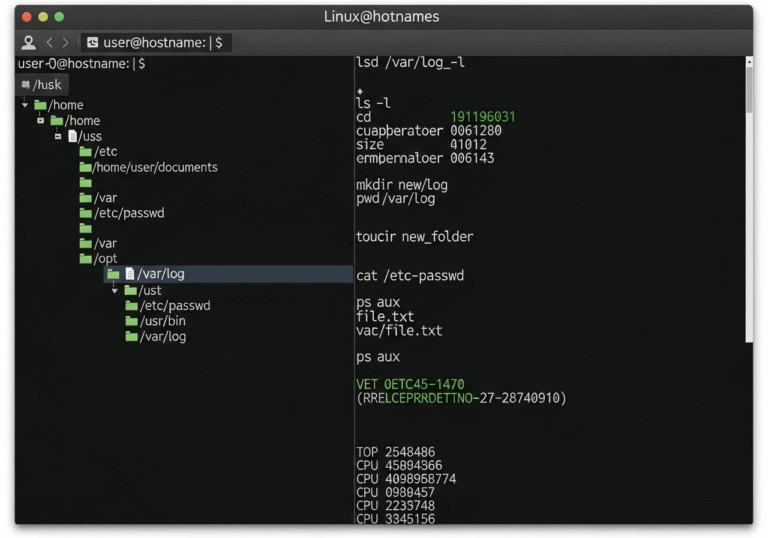 Linux Commands and Directory Structure